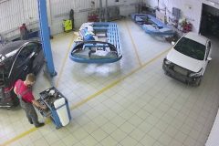 Камера общего вида в автосервисе